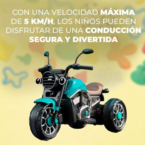 Moto Eléctrica Para Niños Motocicleta Clásica Luz Y Sonidos-3