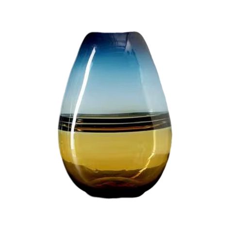 Florero Jarron Decorativo Ovalado Minimalista Italy 30 cms.-0