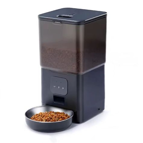 Dispensador Automatico Comida Mascotas Cubo 6 lts. Wifi-0
