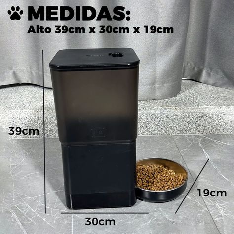 Dispensador Automatico Comida Mascotas Cubo 6 lts. Wifi-1