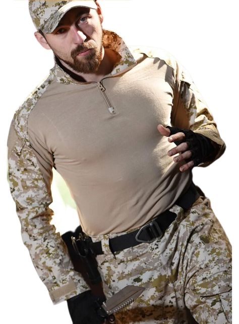 Tenida Táctica Combat Desert Pixel-1
