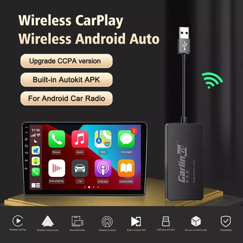 Carlinkit Inalambrico Apple Carplay Android Auto-3