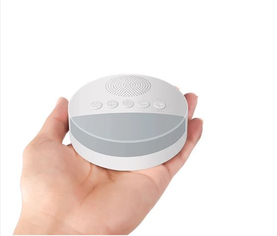 Máquina Ruido Blanco Con Luz Noche Cálida Temporizador Bebe-1