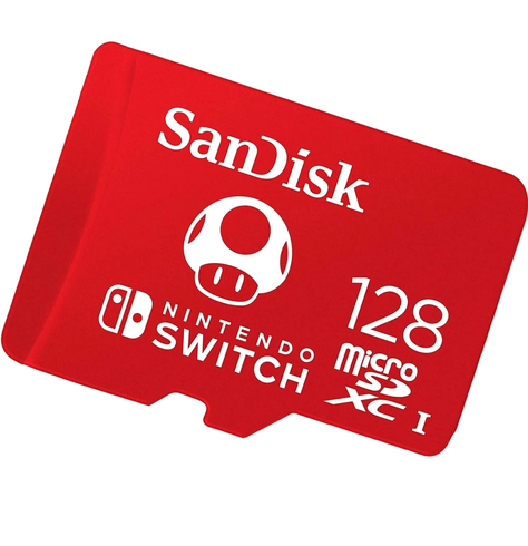 Tarjeta SanDisk microSDXC para Nintendo Switch 128 GB-1