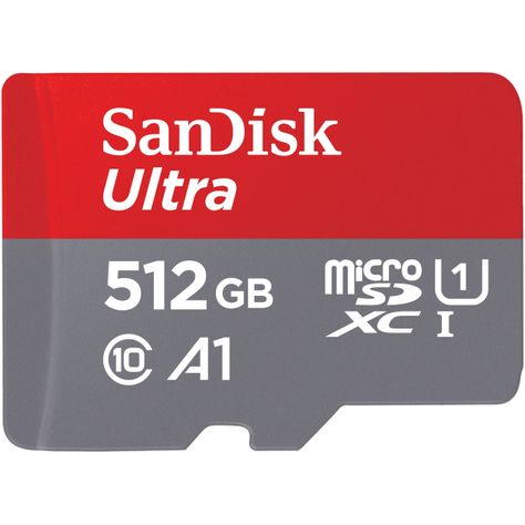 Tarjeta de Memoria Micro Sd Sandisk Ultra 512gb 150 Mb/s A1-0