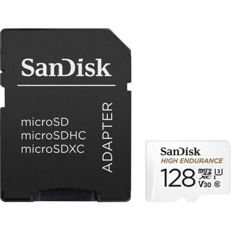 Memoria Micro Sd Sandisk High Endurance 128gb 100mbs 4k V30-1