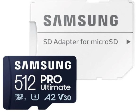 Memoria Micro SD Samsung Pro Ultimate 512GB 200mb/s V30, A2, 4k-1
