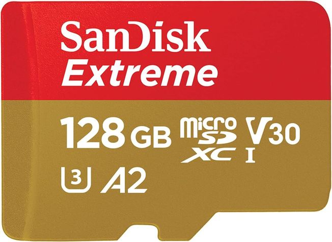 Memoria Micro Sd Sandisk Extreme 128 Gb 190mb/s U3 A2 V30 4k-0