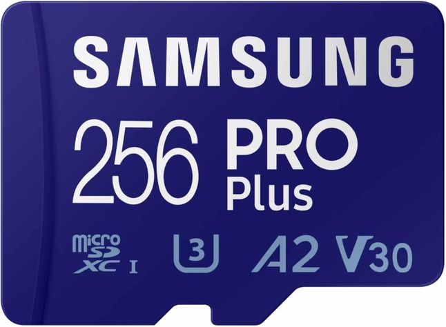 Memoria Microsd Samsung Pro Plus 256gb 180mb/s V30, A2, 4k-0