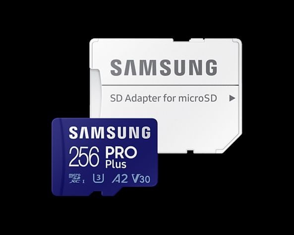 Memoria Microsd Samsung Pro Plus 256gb 180mb/s V30, A2, 4k-1