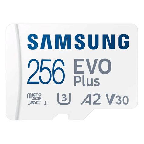 Memoria Micro Sd Samsung Evo Plus 256gb 160mb/s V30, A2, 4k-0