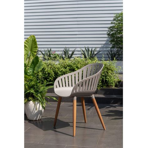 Pack x4 Sillas Exterior Cannes Gris Midtown-4