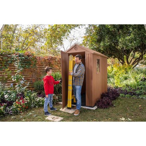 Bodega De Jardín Darwin 4x6 Keter - 205x184x126 Cm-5