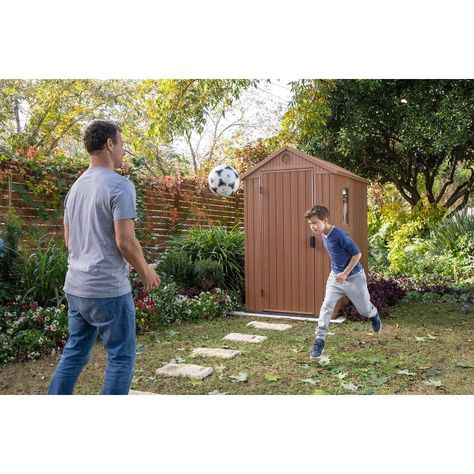 Bodega De Jardín Darwin 4x6 Keter - 205x184x126 Cm-9
