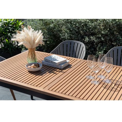 Juego De Terraza Cannes 160x90cm con 4 Sillas-4
