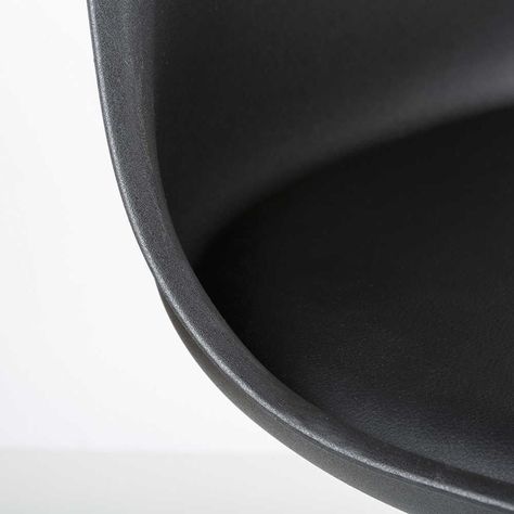 Silla De Oficina Giratoria PC Escritorio Tulip Eames Negra Midtown-6