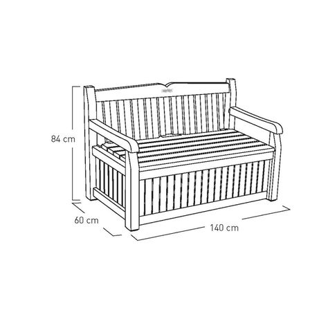Banco Para Jardín Con Almacenamiento Eden Bench-8