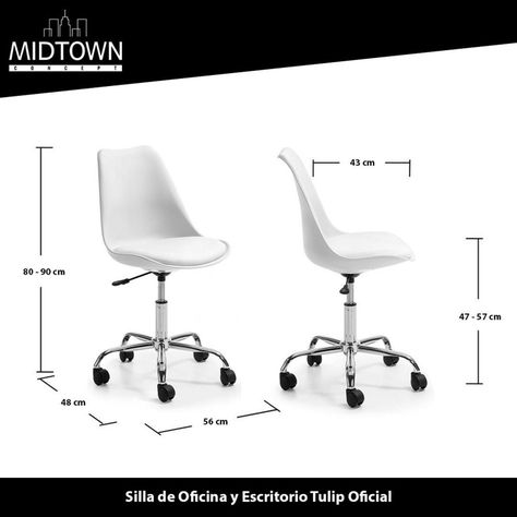 Silla De Oficina PC Escritorio Tulip Eames Midtown-5