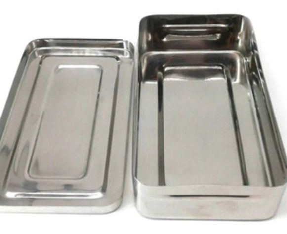 Caja Acero Inoxidable De 20x10x4cm-1