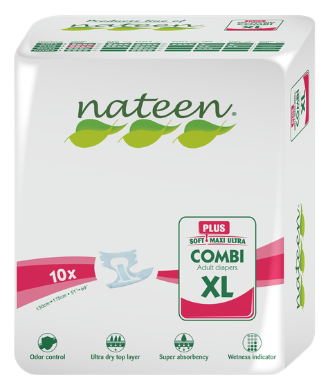 Pañal Adulto Combi Plus XL - 10 unidades-0