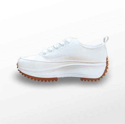 ZAPATILLAS MUJER  BLANCO CORDON PU-2