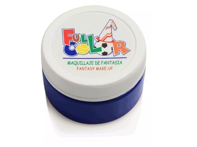 Pintura / Maquillaje De Cuerpo Y Cara Full Color Pintacarita Azul-0