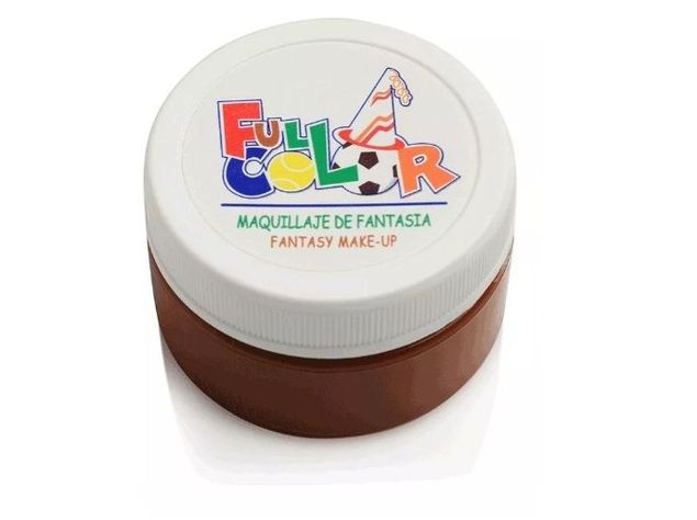 Pintura / Maquillaje De Cuerpo Y Cara Full Color Pintacarita Café-0