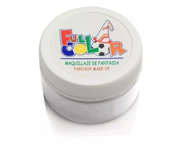 Pintura / Maquillaje De Cuerpo Y Cara Full Color Pintacarita Blanco-0