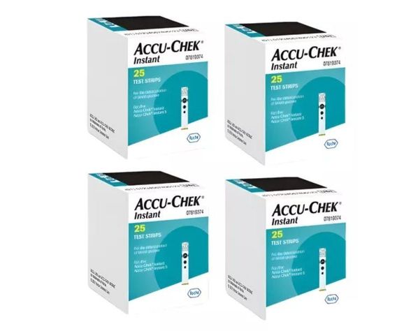 100 TIRAS / CINTAS REACTIVAS ACCU-CHEK® INSTANT-1