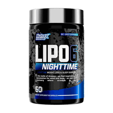 LIPO 6 BLACK NIGHTTIME 60 CAPSULES, NUTREX-0