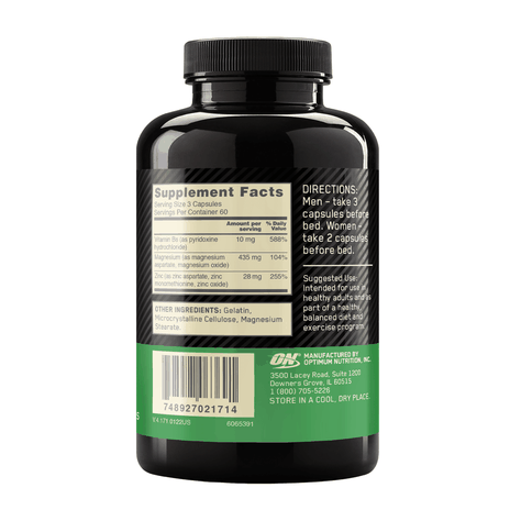 ZMA 180 CAPSULES 2.0, ON-1