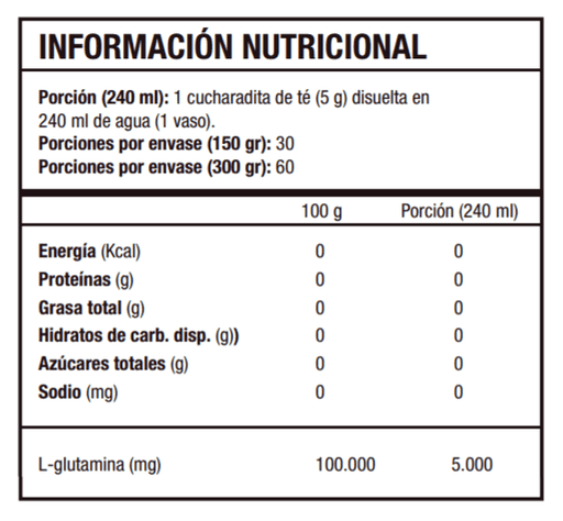 Glutamine Powder, Glutamina (300 gr) - Original-1