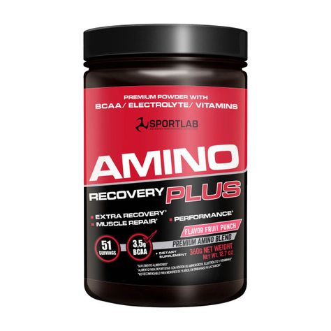 NEW AMINO RECOVERY PLUS 357GR FRUIT PUNCH, SL-0