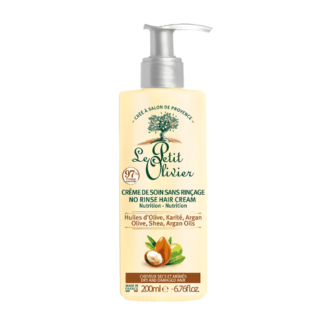 Crema Cuidado Cabello Seco y Dañado 200ml, Le Petit Olivier-0