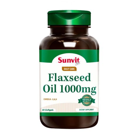 FLAXSEED OIL OMEGA 3,6,9 - 60 CAP, Sunvit Life-0