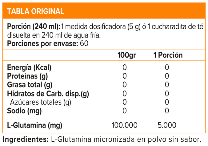 GLUTAMINA 300GR, MUTANT-1