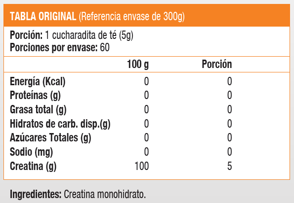 Creatine Monohydrate, Creatina (300 gr) - Original-1