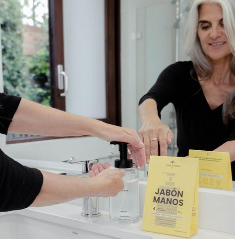 Dispensador Jabón Espuma Vidrio Transparente-2