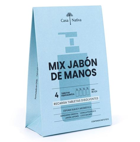 4 Recargas Jabón Espuma Mix Aromas-0