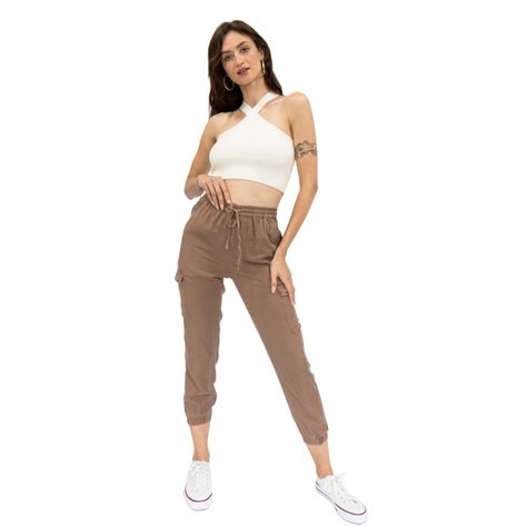 Pantalón Bombacho Cargo Marsella Taupe Racaventura-0