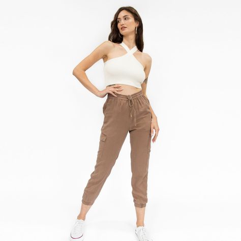 Pantalón Bombacho Cargo Marsella Taupe Racaventura-1