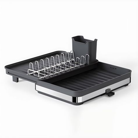 Secaplatos Escurridor Cocina Acero Inoxidable Plegable Loza-0