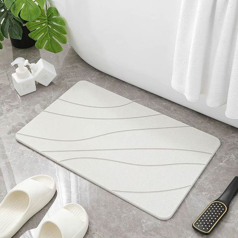 Piso Baño Absorbente Alfombra Ducha Secado Rápido-6