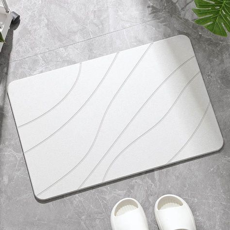 Piso Baño Absorbente Alfombra Ducha Secado Rápido-2