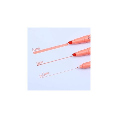 Destacadores Doble Punta Set 6 Unidades Pastel-2