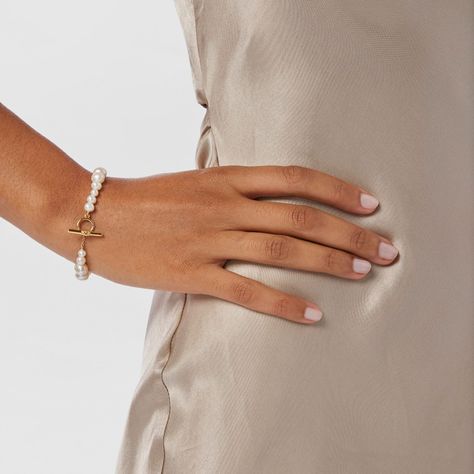 Pulsera de perlas cultivadas y plata vermeil Lure Tous-5