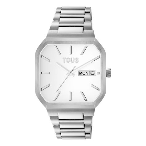 Reloj analógico con brazalete de aluminio Lit-0