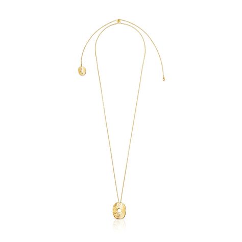 Collar de plata vermeil Wicker-1
