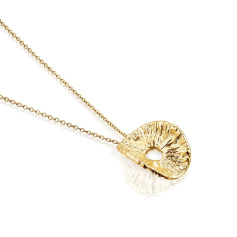 Collar de plata vermeil Wicker-2