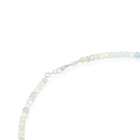 Collar corto de plata y berilos multicolor Basic Colors-2